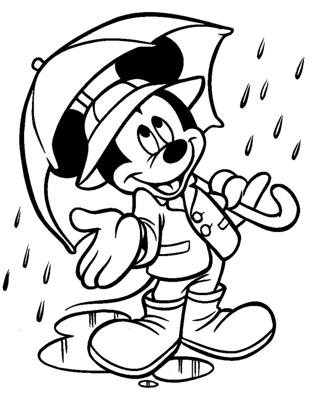 Coloriage Mickey