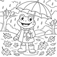 Desenho para baixar - Sapo engraçado - Autono