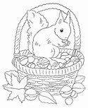 Coloring page Fall