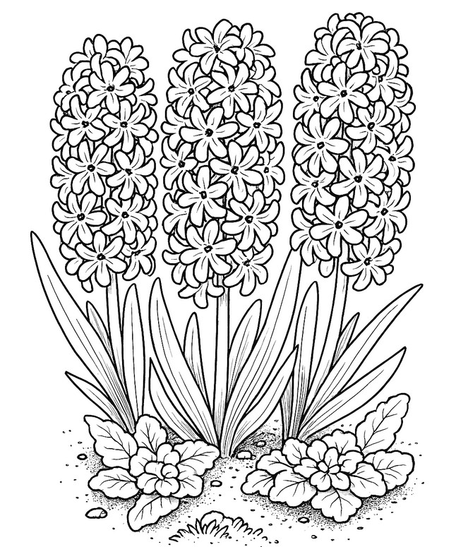 Coloring page Spring