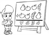 Disegno da colorare Scuola