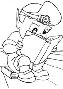 Coloring page School