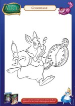 Coloriage Coloriage du Lapin Blanc