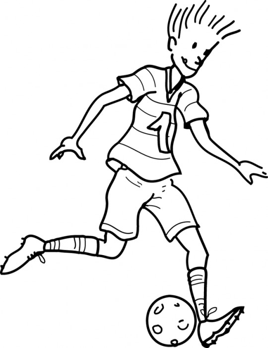 Dibujo para colorear Futbol