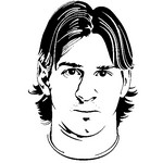 Coloring page Lionel Messi