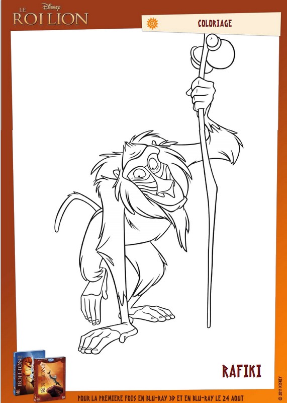 Coloriage Coloriage Rafiki