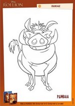 Coloriage Coloriage Pumbaa