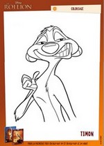 Coloriage Coloriage Timon
