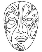 Coloriage Masque