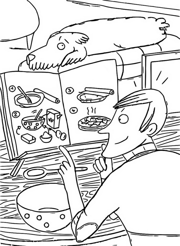 Coloring page Recipe