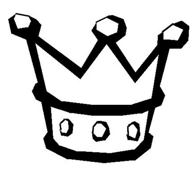 Desenho para colorir Coroa do rei - Reis Magos