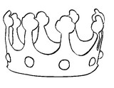 Tulostakaa värityskuvia Crowned
