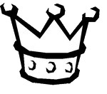 Dibujo para colorear La corona del rey