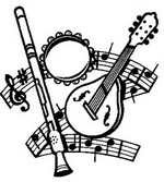 Fargelegging Tegninger Musikk