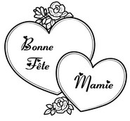 Coloriage à imprimer - Fete des grands-meres