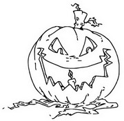 Coloring page Pumpkin