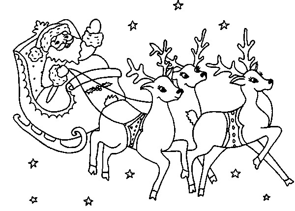 Desenho para colorir Natal