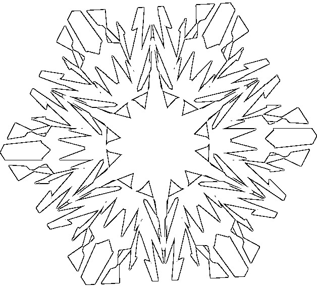 Malebøger Snowflake