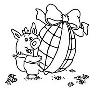 Coloring page Easter