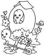 Coloring page Easter