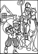 Coloriage Saint Nicolas