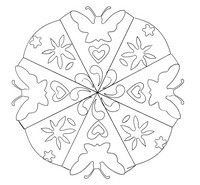 Dibujo para colorear Mandalas