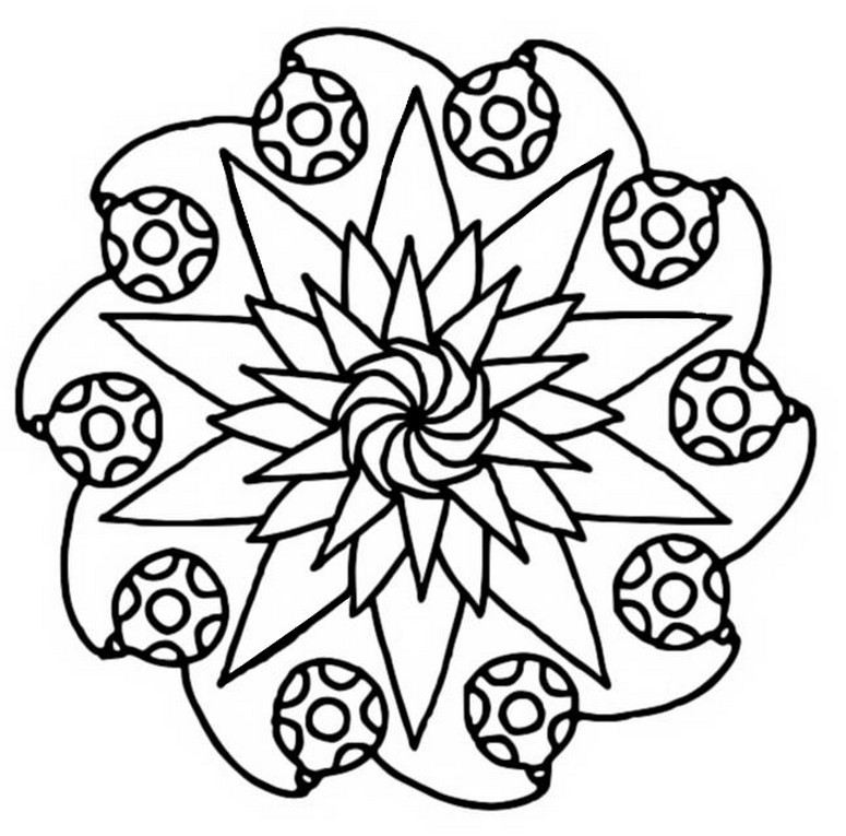 Desenhos para colorir de Mandalas para imprimir e colorir - Mandalas -  Coloring Pages for Adults