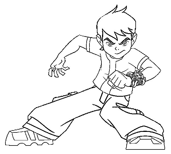 Dibujo para colorear Ben 10