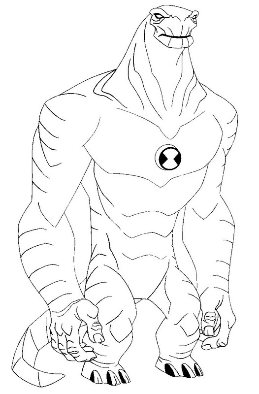 Disegno da colorare Ben 10