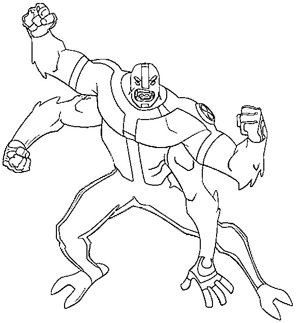 Desenho para colorir Ben 10