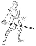 Desenho para colorir Clone Wars