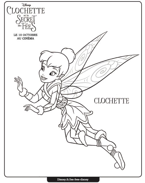 Coloriage Fee Clochette
