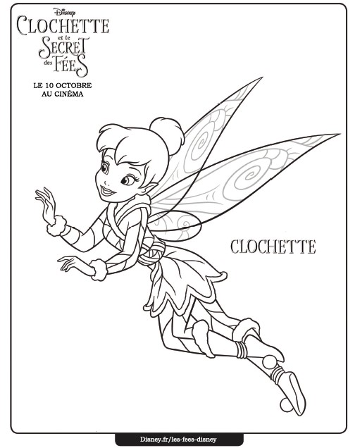 Coloriage Fee Clochette