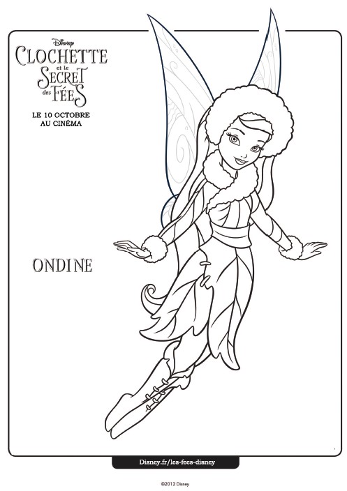 Coloriage Fee Clochette
