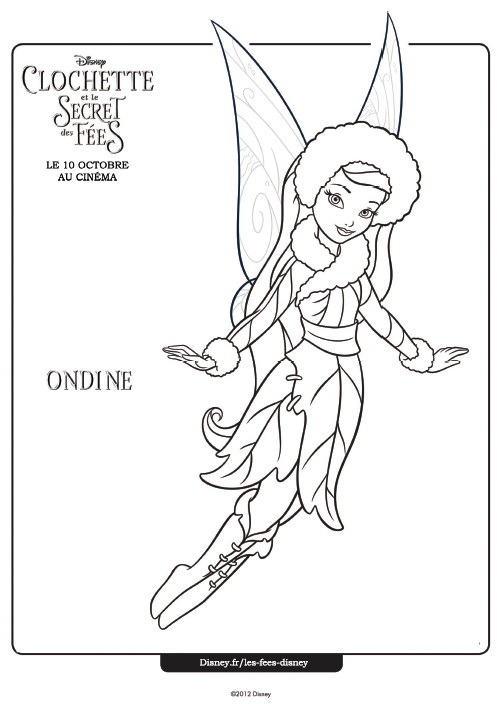 Dibujo para colorear Tinkerbell