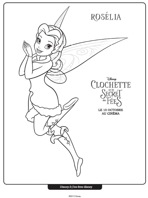 Coloriage Fee Clochette