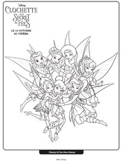 Coloriage Fee Clochette