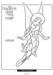 Coloriage Fee Clochette