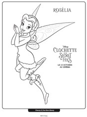 Coloriage Fee Clochette