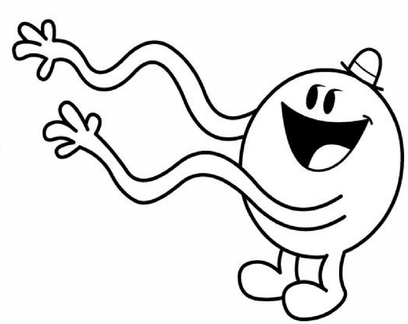 Coloring page Mr. Tickle