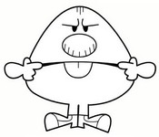 Desenho para colorir The Mr Men Show