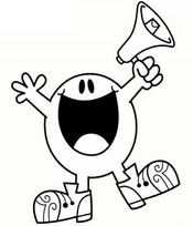 Coloring page Mr. Noisy