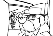 Coloriage à imprimer - Geleuil et Lebon - Dessins animés Gulli