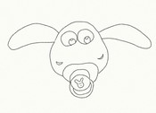 Image à colorier - Timmy - Shaun le mouton