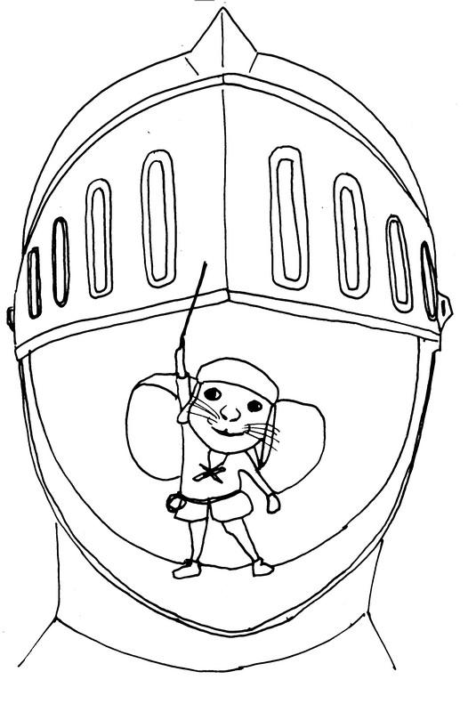 Dibujo para colorear El Valiente Despereaux