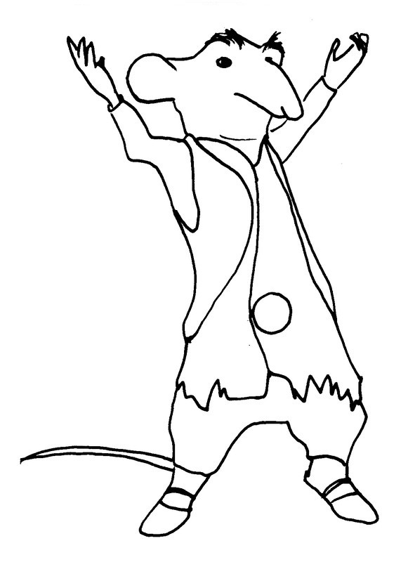 Desenho para colorir A Lenda de Despereaux