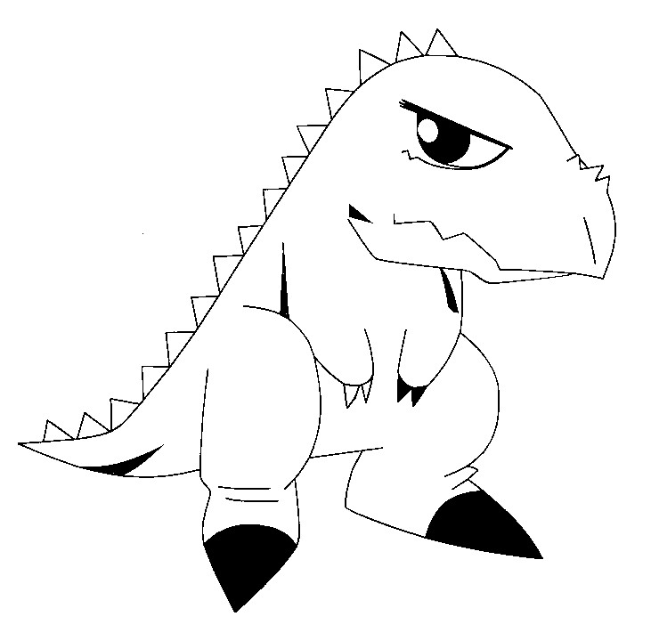 Disegno da colorare Dinosaur King