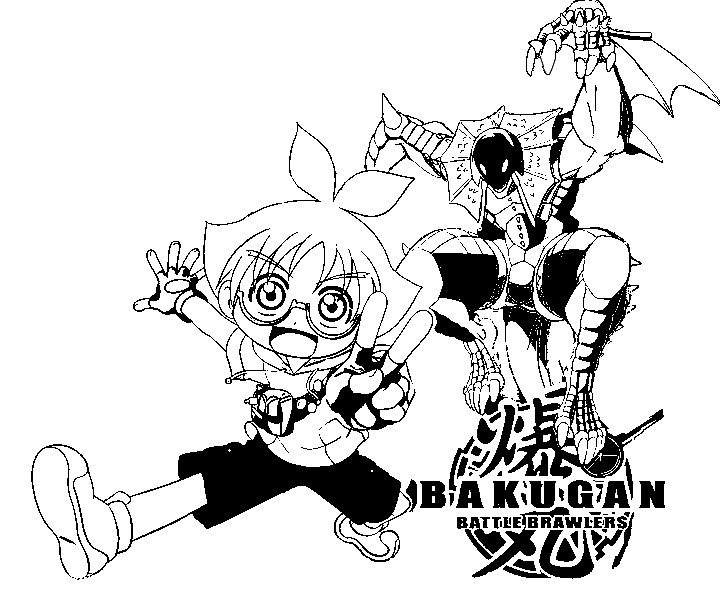 Coloring page Bakugan