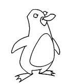 Coloriage Jasper le Pinguoin