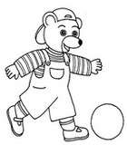 Coloriage Petit Ours Brun